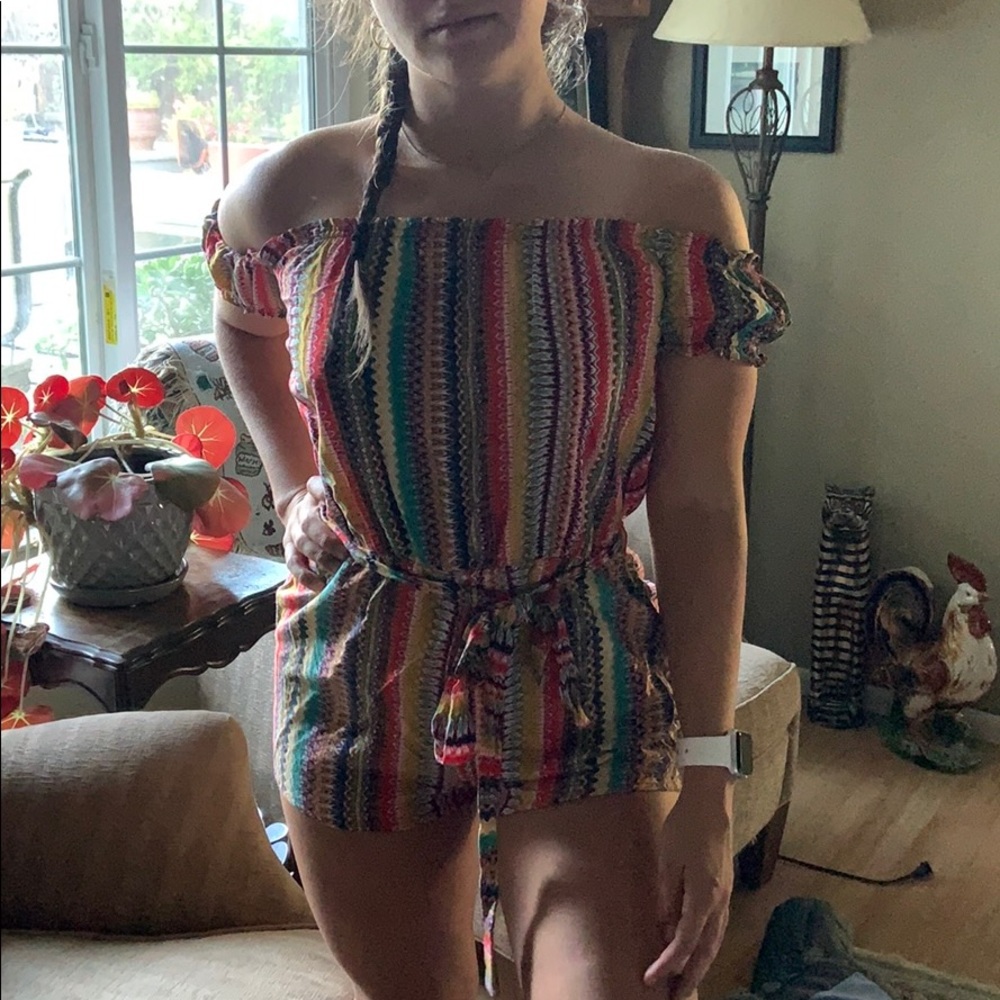 Striped colorful jumpsuit!